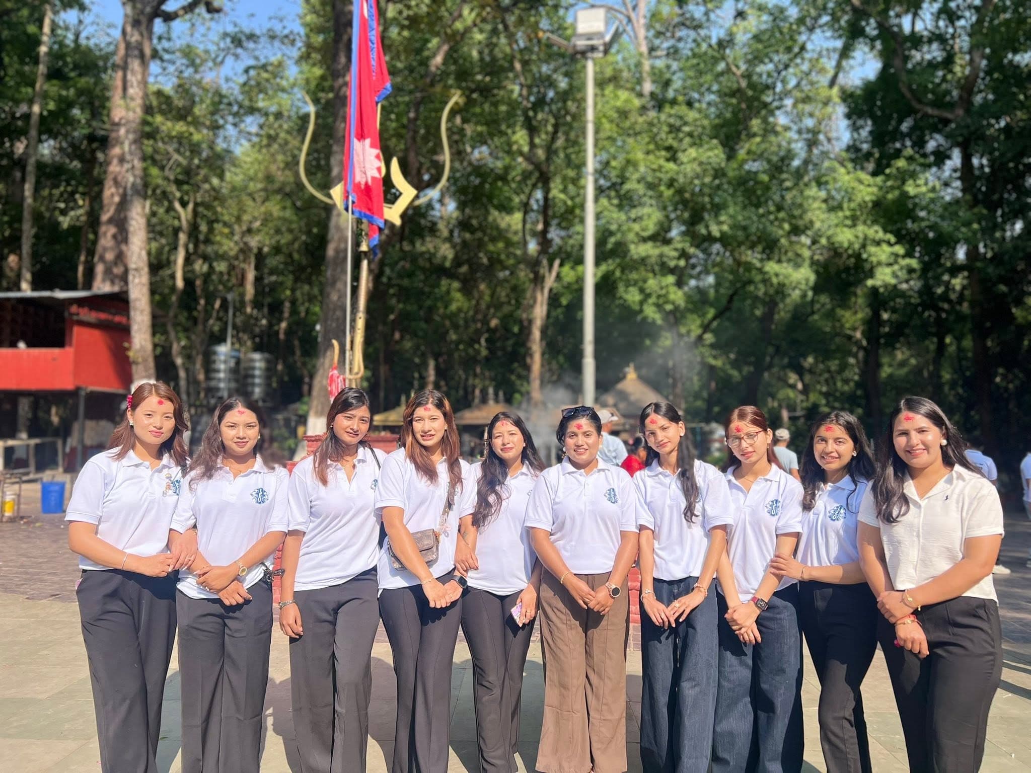 Leo Club of Chautari Pokhara members